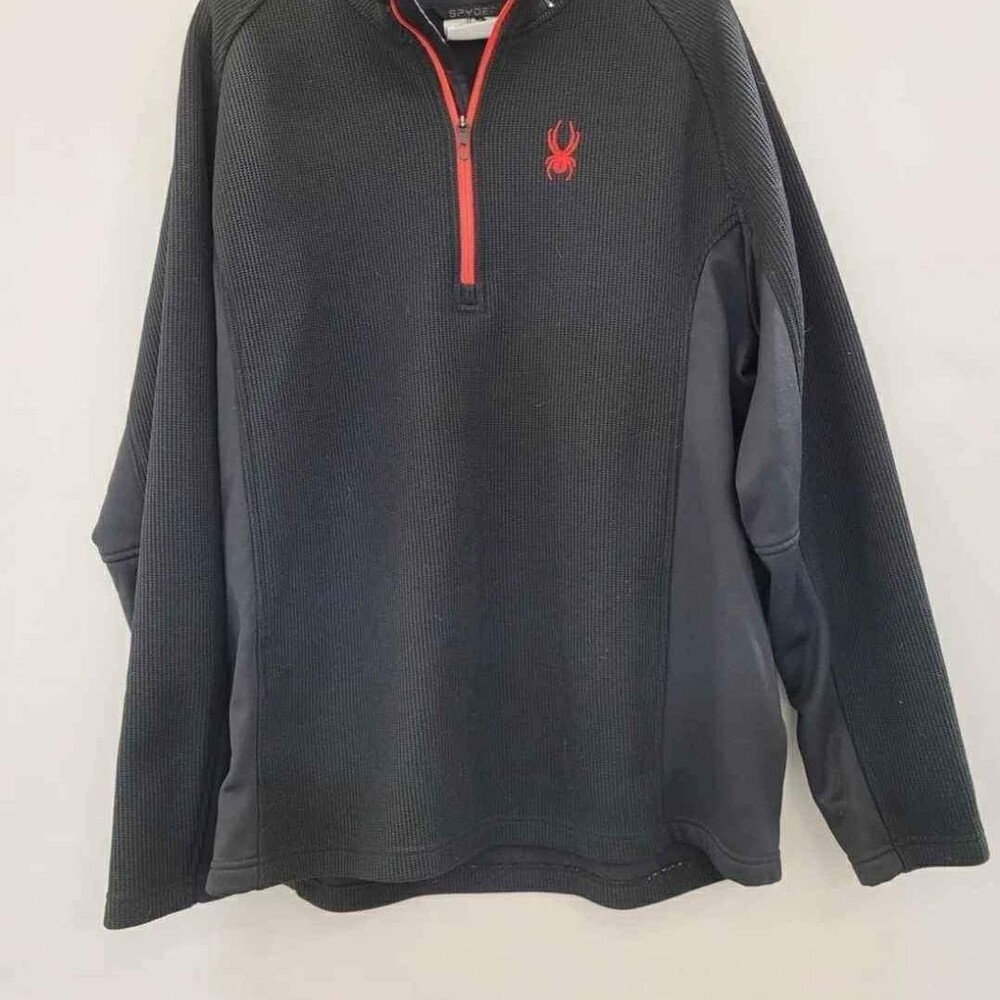 Spyder Sweater Pullover Size XXL Black Mens